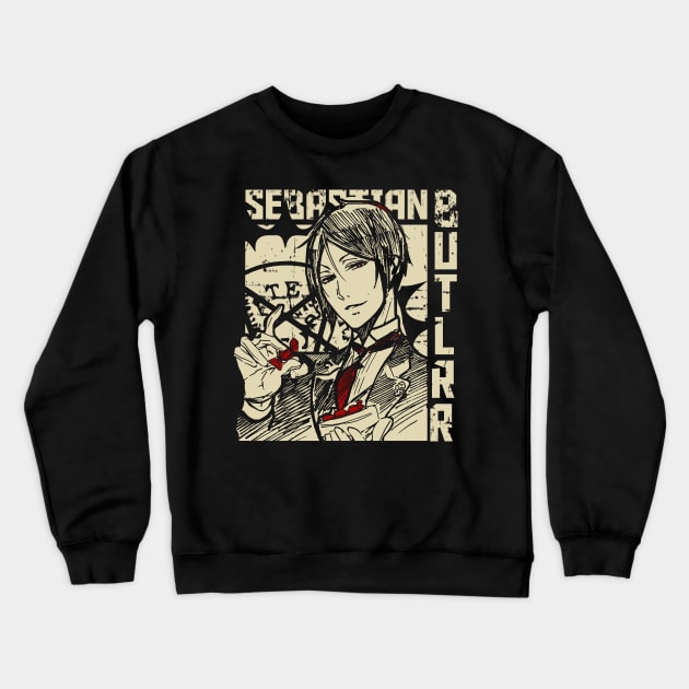 sebastian michaelis Crewneck Sweatshirt by hackneydagger